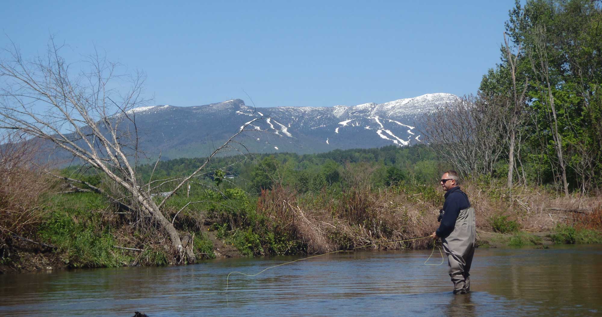 Instructional fishing tours in Stowe Vermont